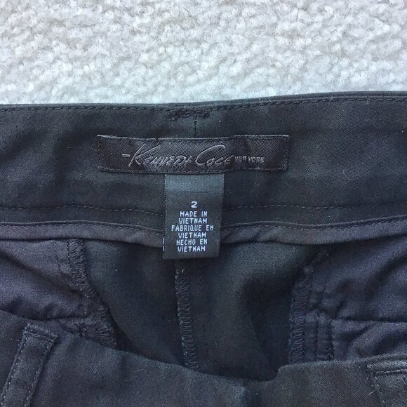 KENNETH COLE SIZE 2 BLACK SKINNY TROUSERS - Picture 6 of 7